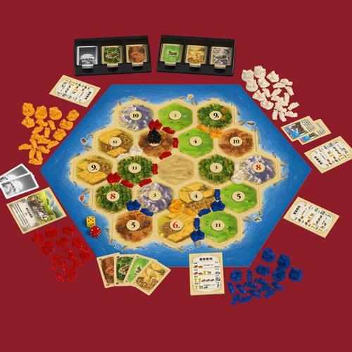 卡坦島25週年紀念版 CATAN 25TH ANNIVERSARY 繁體中文版 高雄龐奇桌遊-細節圖2