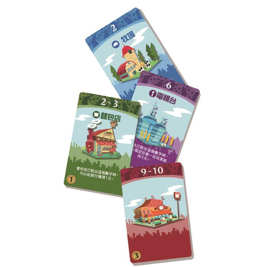 骰子街 Machi Koro 繁體中文版 高雄龐奇桌遊-細節圖2