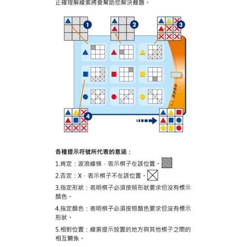 幾何方格 Meta Forms 邏輯推理桌遊 附中文說明書 5歲以上 高雄龐奇桌遊-細節圖5