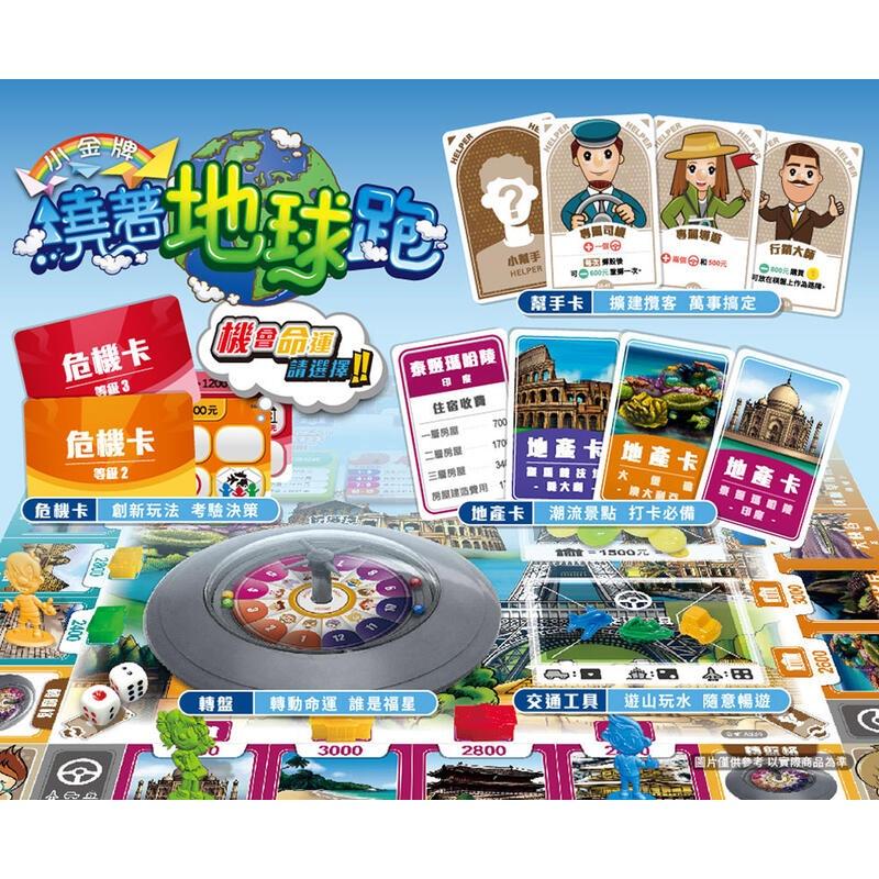 大富翁 繞著地球跑 2022新版 繁體中文版 高雄龐奇桌遊-細節圖3