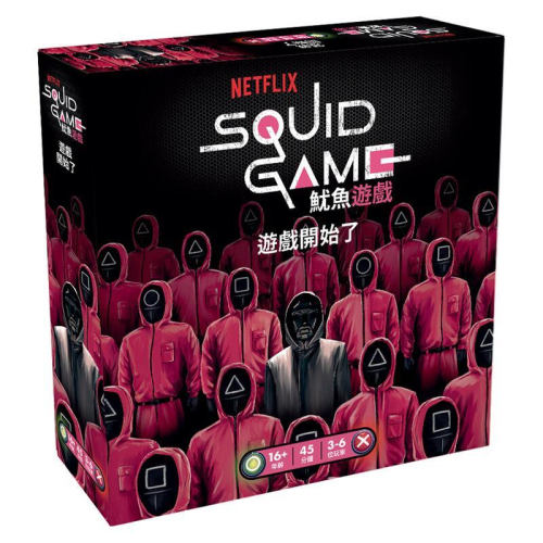 魷魚遊戲 Squid Game Cnt 繁體中文版 高雄龐奇桌遊