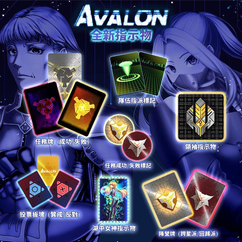 阿瓦隆 新未來版 AVALON 附繁體中文說明書 高雄龐奇桌遊-細節圖4