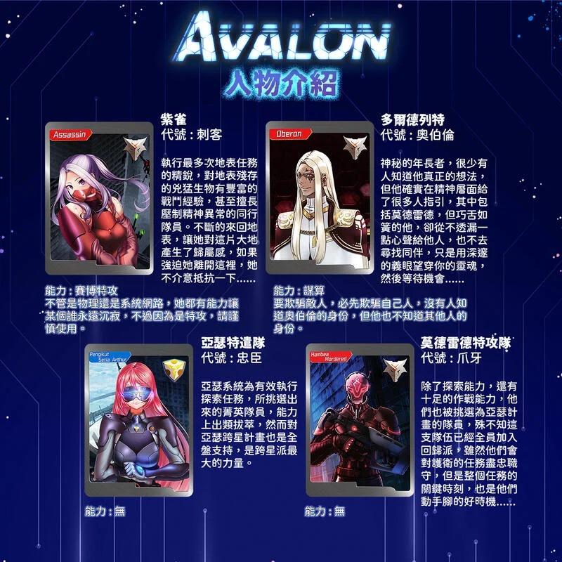 阿瓦隆 新未來版 AVALON 附繁體中文說明書 高雄龐奇桌遊-細節圖6