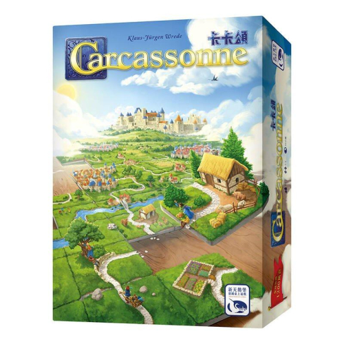 卡卡頌 3.0 Carcassonne 2022新版 含河流+修道院擴充 繁體中文版 高雄龐奇桌遊