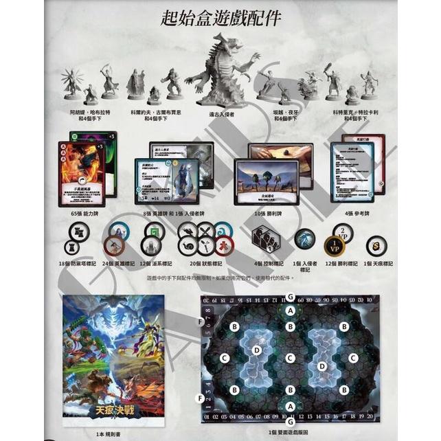 天痕決戰 起始主遊戲 Skytear Starter Box 繁體中文版 高雄龐奇桌遊-細節圖4