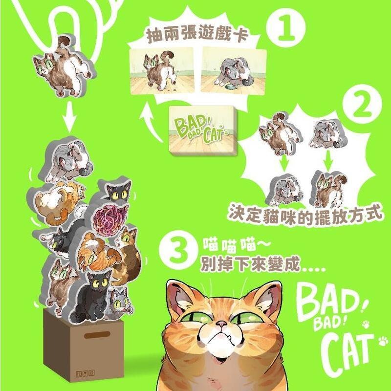 壞壞貓 Bad Bad Cat 繁體中文版 高雄龐奇桌遊-細節圖3