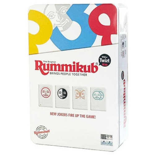 拉密變臉外出型鐵盒版 Rummikub Twist Tin Mini 高雄龐奇桌遊