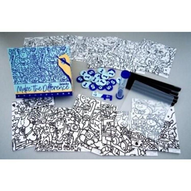 造不同 畫不同 Make the Difference 日文版附繁體中文說明書 OINK日本系列桌遊 高雄龐奇桌遊-細節圖2