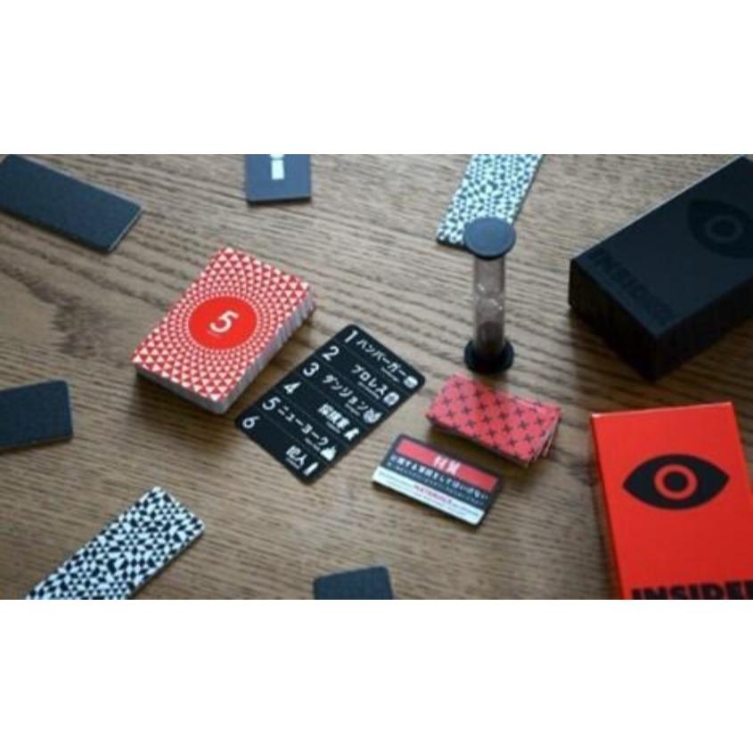 知情人酷黑版 INSIDER BLACK 日文版附繁體中文說明書 OINK日本系列桌遊 高雄龐奇桌遊-細節圖3