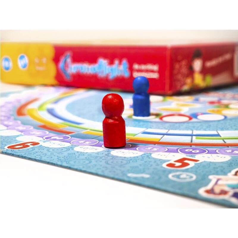 時間輪盤 chronoflight 內附中文說明書 俄羅斯兒童數學桌遊 高雄龐奇桌遊-細節圖3