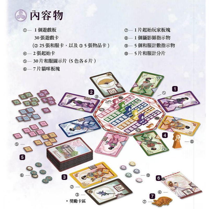 和服印象 Kimono Memories 繁體中文版 高雄龐奇桌遊-細節圖3