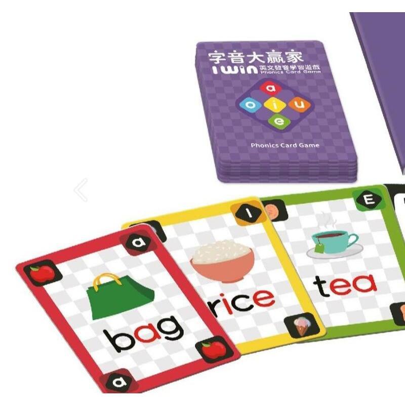 字音大贏家 英文發音學習遊戲 i win phonics card game 繁體中文版 高雄龐奇桌遊-細節圖3