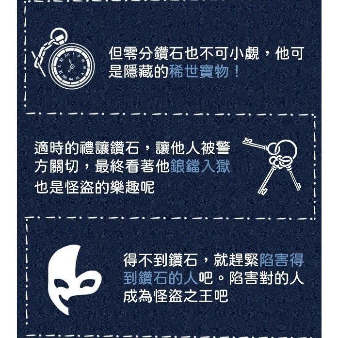 鑽石的盜影 Kaito & Diamond 繁體中文版 高雄龐奇桌遊-細節圖8