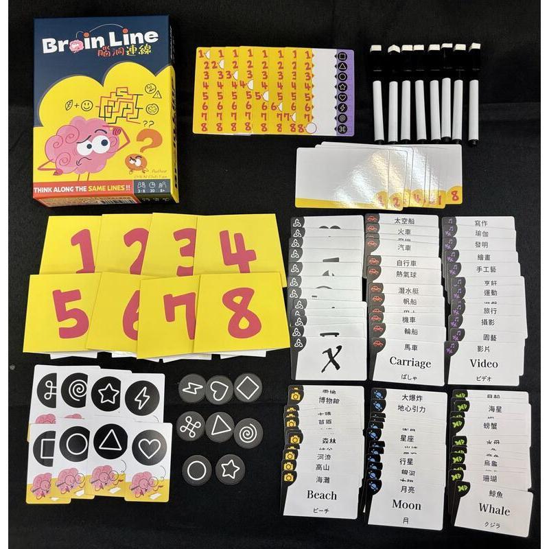 腦洞連線 Brain Line 繁體中文版 高雄龐奇桌遊-細節圖2