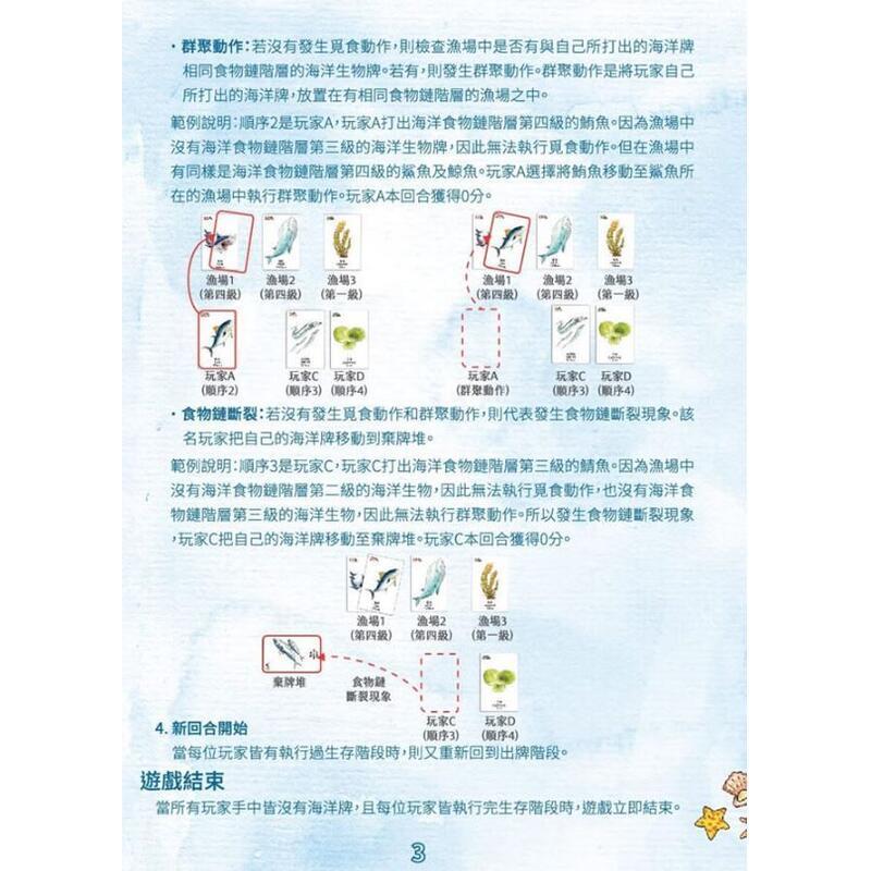 海洋大驚奇 食物鏈教育桌遊 Amazing Ocean Food Chain 繁體中文版 高雄龐奇桌遊-細節圖5