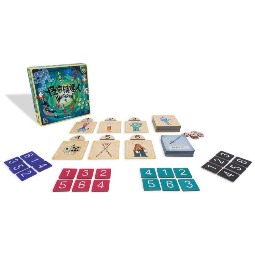 怪奇候選人 whoforwat 繁體中文版 高雄龐奇桌遊-細節圖3