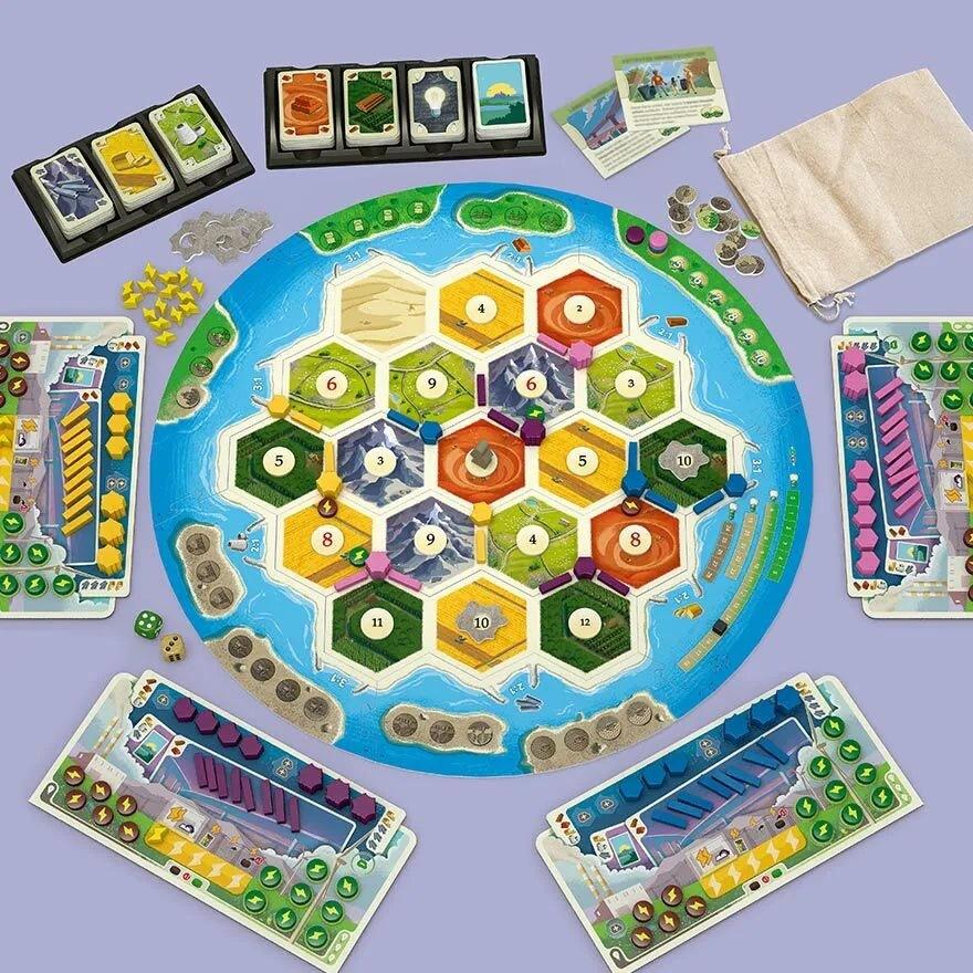 卡坦島 永續能源 CATAN ENERGIES 繁體中文版 SDGS桌遊 高雄龐奇桌遊-細節圖2