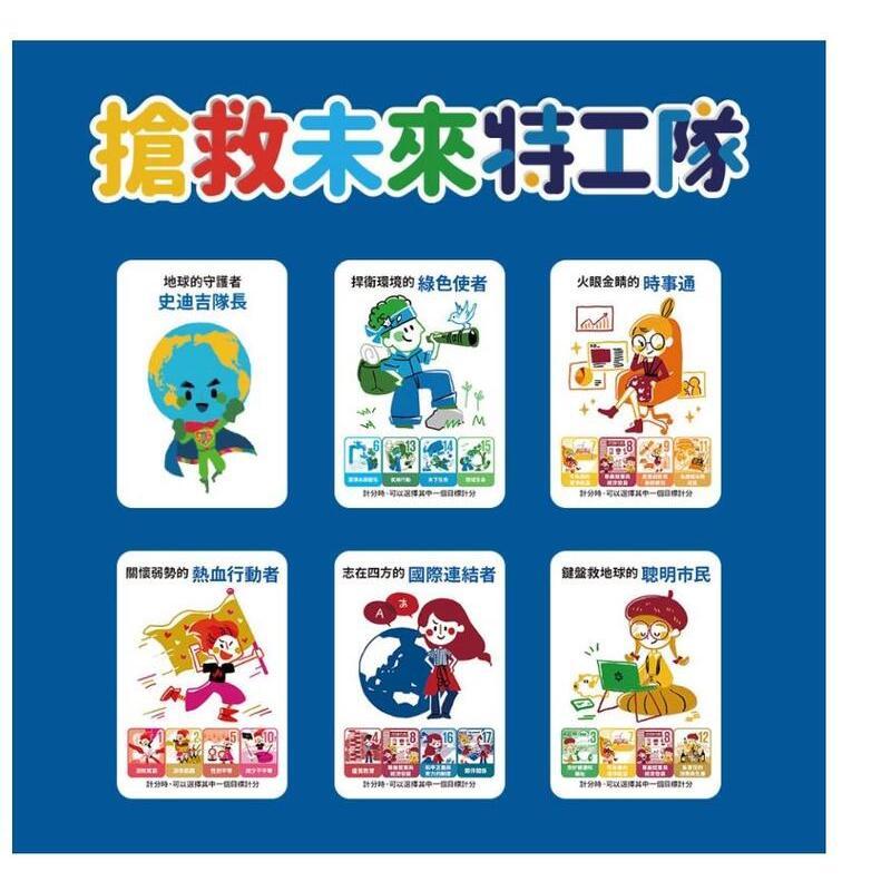 搶救未來特工隊 啟動SDGs全球永續冒險 繁體中文版 SDGS桌遊 高雄龐奇桌遊-細節圖3