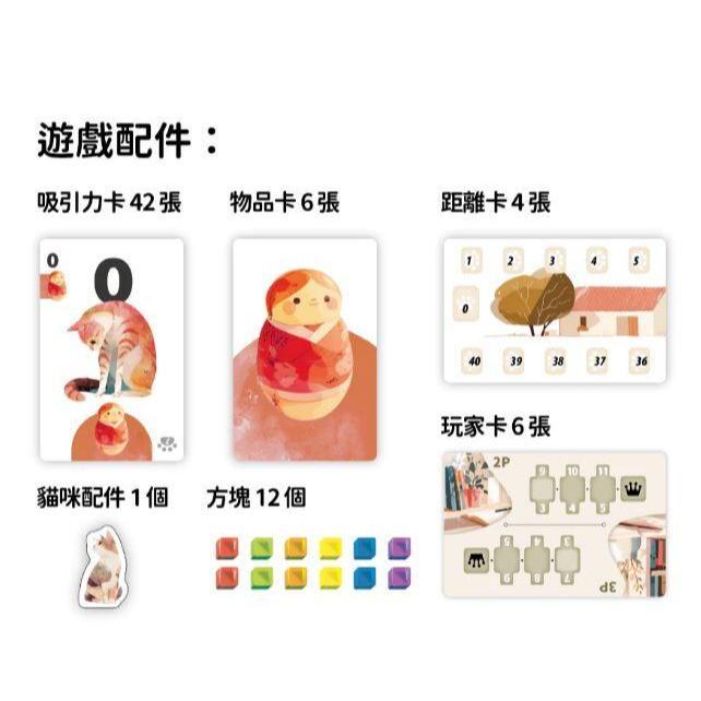 與貓的距離 Cat between us 繁體中文版 高雄龐奇桌遊-細節圖2