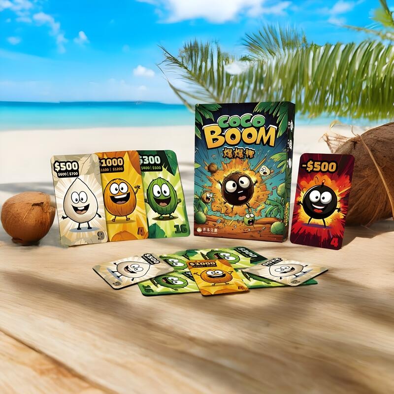 爆爆椰 coco boom 繁體中文版 高雄龐奇桌遊-細節圖2