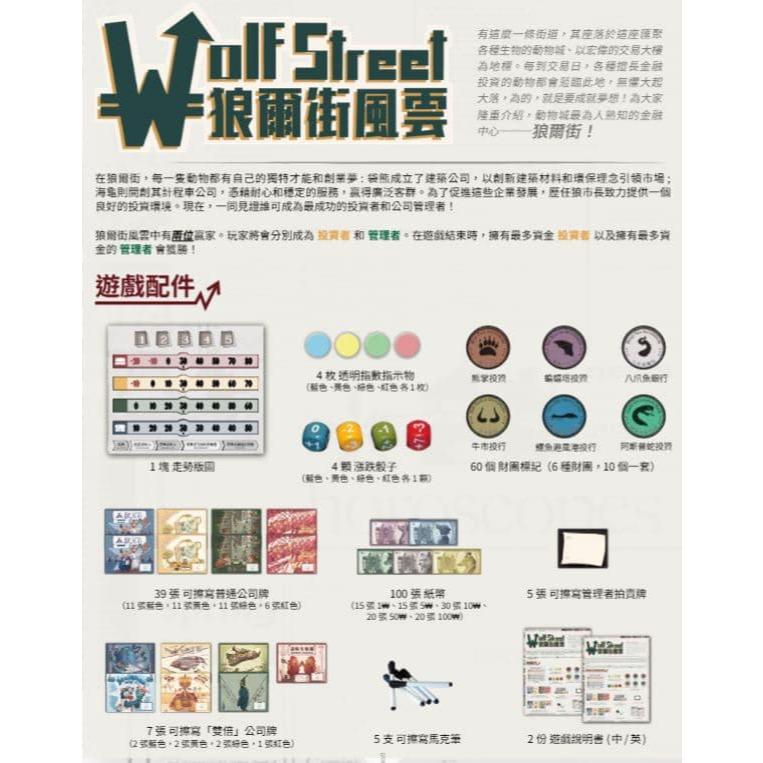 狼爾街風雲 wolf street 繁體中文版 高雄龐奇桌遊-細節圖3