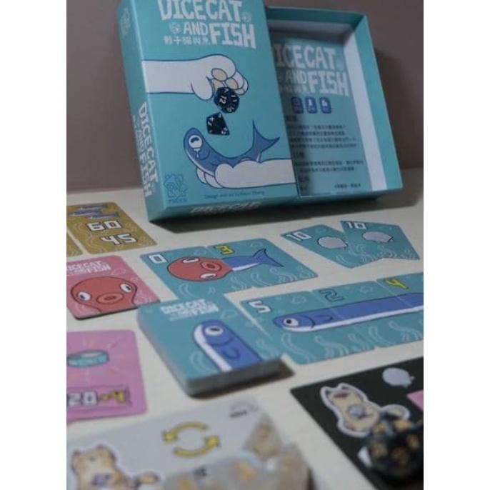 骰子貓與魚 Dicecat &Fish 繁體中文版 高雄龐奇桌遊-細節圖3