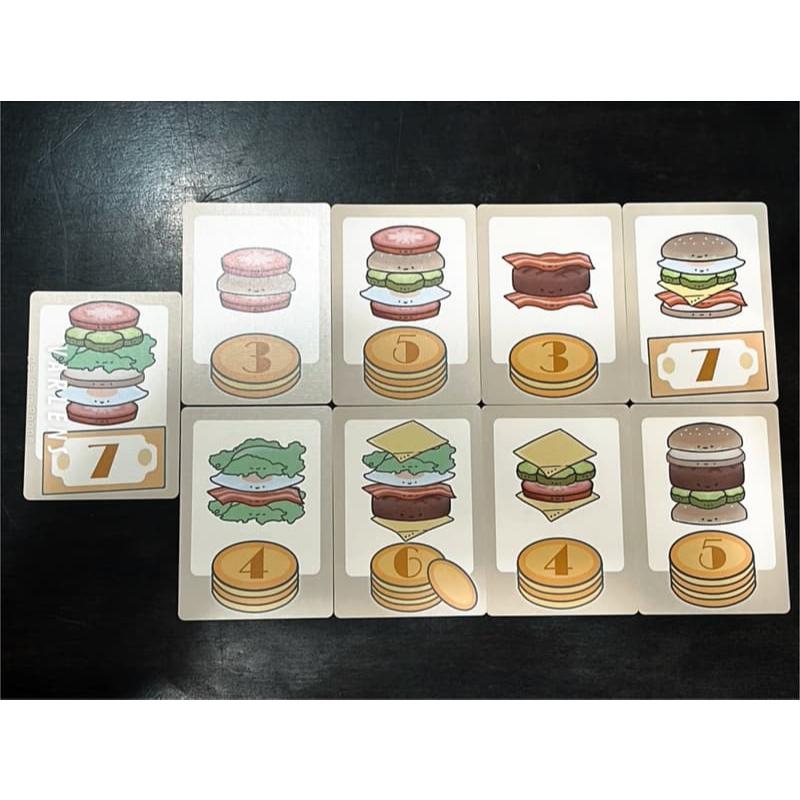 米莫漢堡 MEMO BURGER 繁體中文版 高雄龐奇桌遊-細節圖4