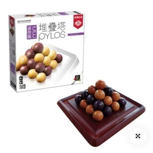 堆疊塔 迷你版 pylos mini 繁體中文版 高雄龐奇桌遊-細節圖2