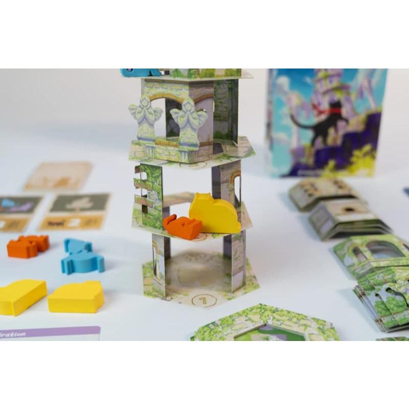 貓塔 托托的奇妙旅程 Cat and the Tower 繁體中文版 高雄龐奇桌遊-細節圖2