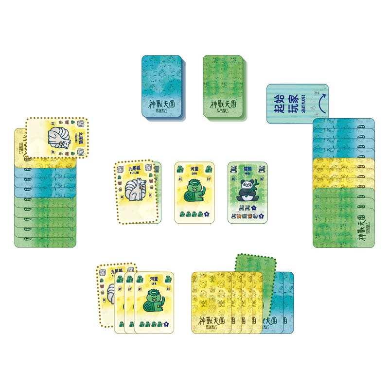 神獸天團 13 ANIMALS 繁體中文版 高雄龐奇桌遊-細節圖3