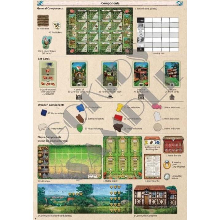 哈勒陶農場 Hallertau 英文版 高雄龐奇桌遊-細節圖3