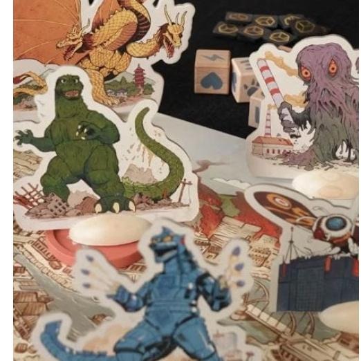 東京之王 哥吉拉 King of Tokyo Godzilla 繁體中文版 高雄龐奇桌遊-細節圖3