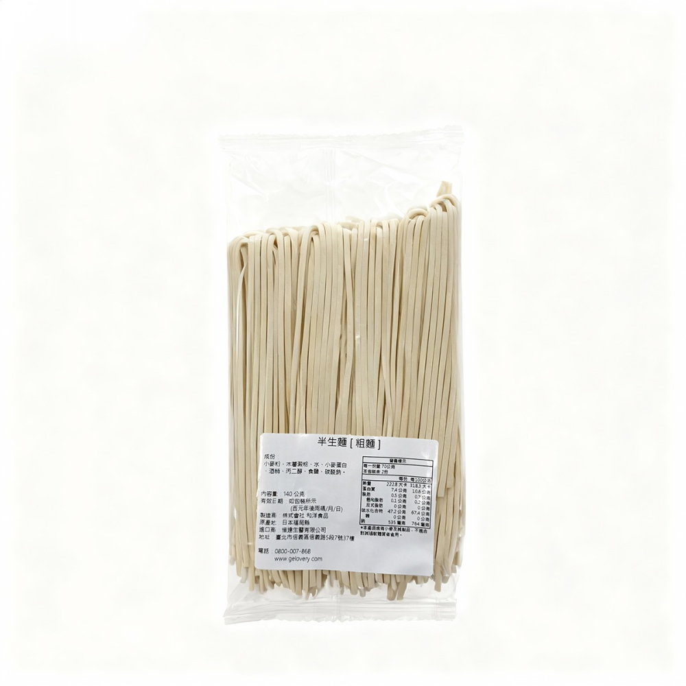 ( 現貨 ) 編哥Gelovery 半生粗麵140g-細節圖2