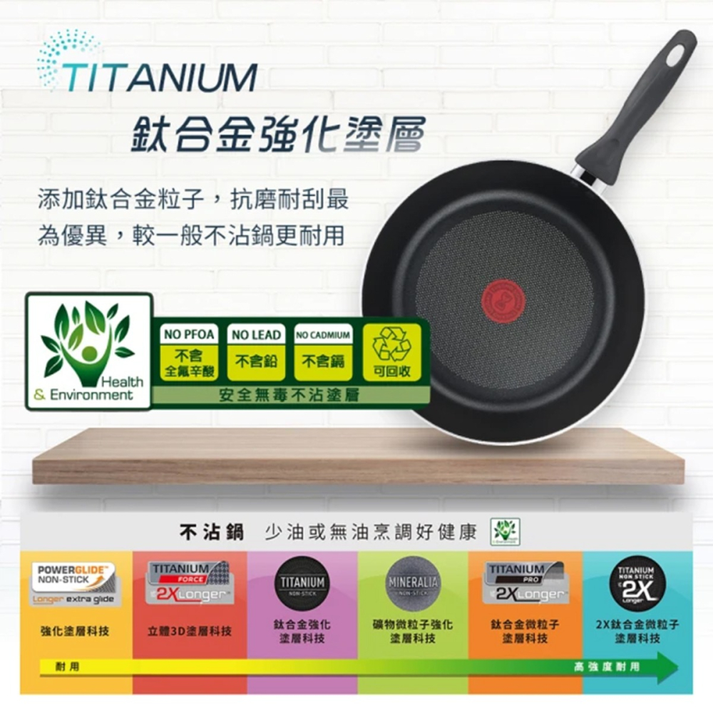 ( 現貨 ) Tefal 特福 極致黑艷系列28CM不沾鍋深平底鍋-細節圖2