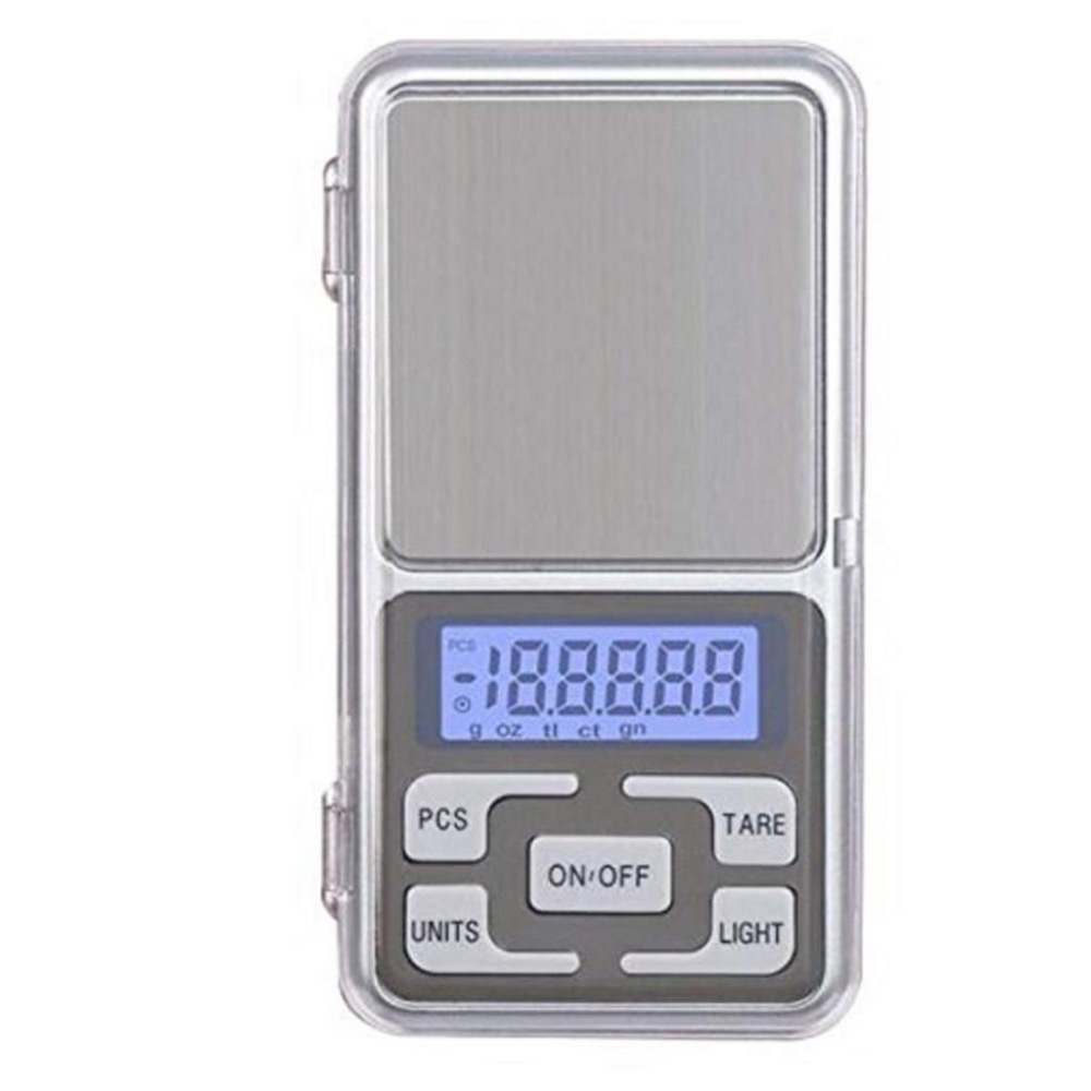 中文500g電子秤 金屬迷你電子秤 玉石珠寶秤 食品秤 克重秤2*AAA供電 小型秤重 袖珍迷你 日式無印秤重液晶顯示屏-細節圖3