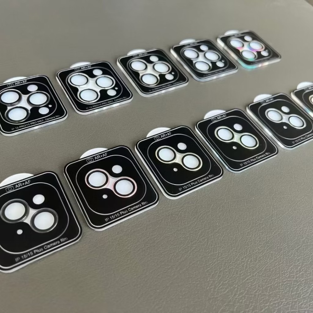 整套出貨!蘋果 15plus帶定位板 AR增透 iPhone15鷹眼 15promax 高清鏡頭貼膜 AR增透定位鏡頭膜-規格圖9