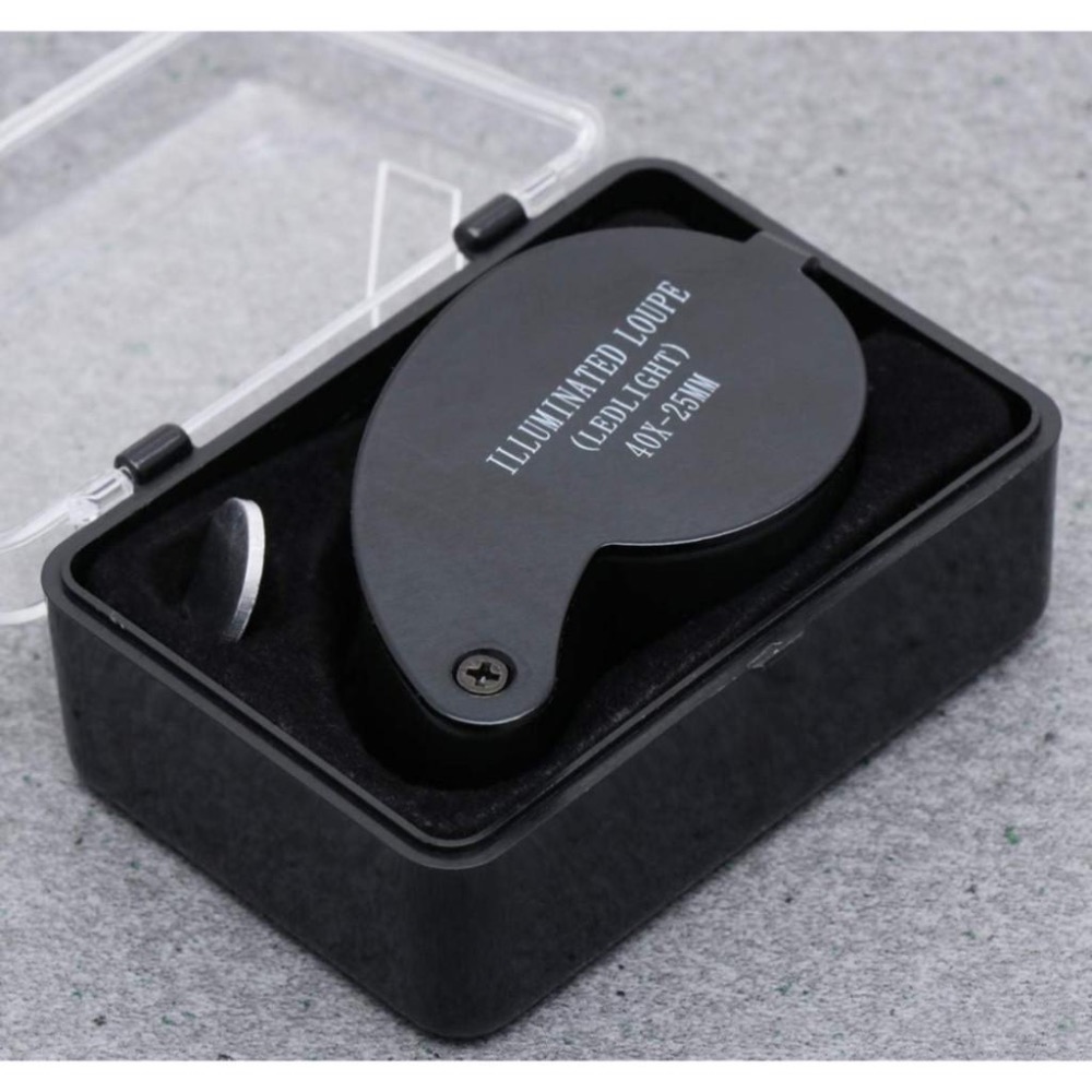 40倍鋁合金 LED袖珍折疊放大鏡珠寶首飾袖珍環形珠寶手鏡珠寶放大鏡金屬珠寶環形放大鏡珠寶商眼睛放大鏡珠寶放大鏡寶石手鏡-細節圖8