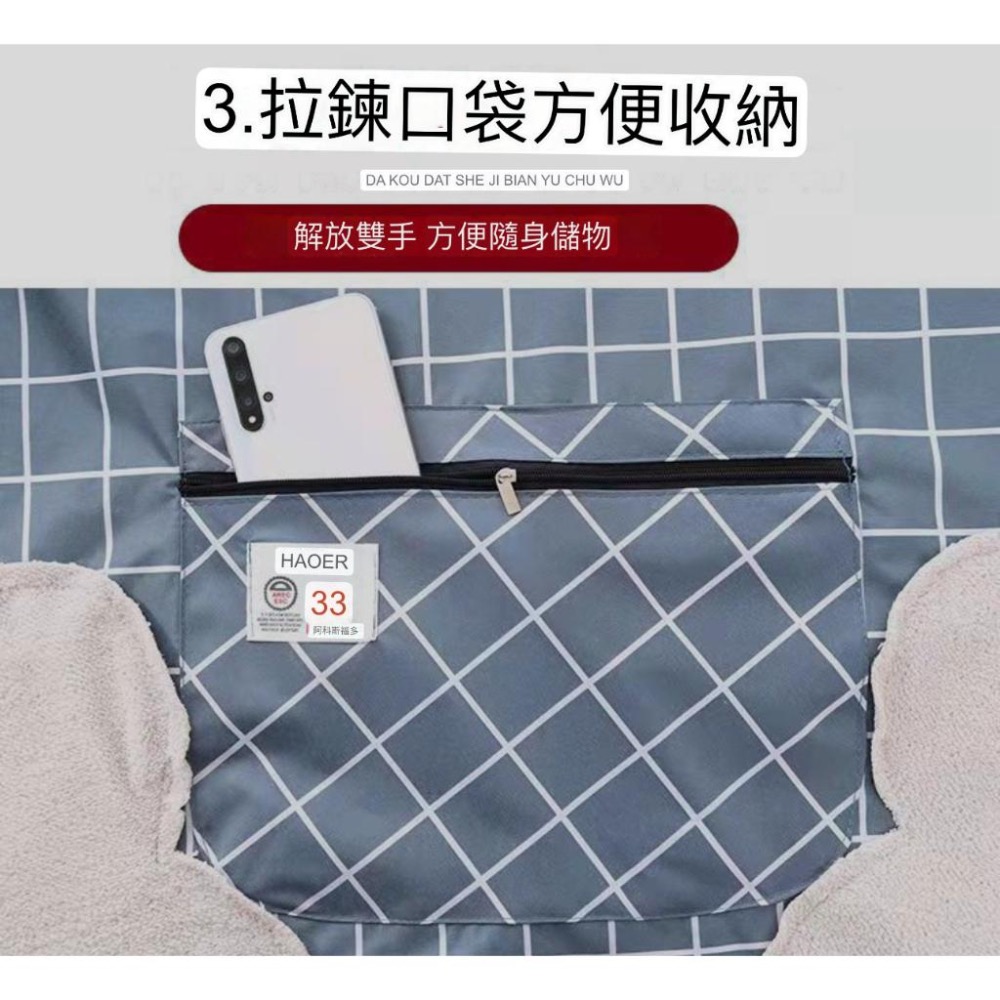 新款 韓式時尚 長袖款圍裙 新款韓國罩衣 防油工作服 防油圍裙 長袖工作服 工作罩衫 防油防水 口袋式圍裙 圍裙-細節圖6