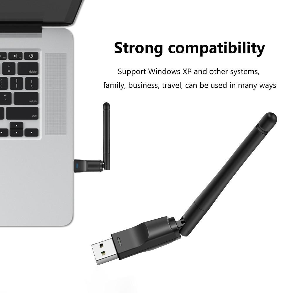 USB Wifi配對器150Mbps 2.4ghz 天線 USB 802.11n/g/b Wi-fi 無線網卡PC接收器-細節圖3