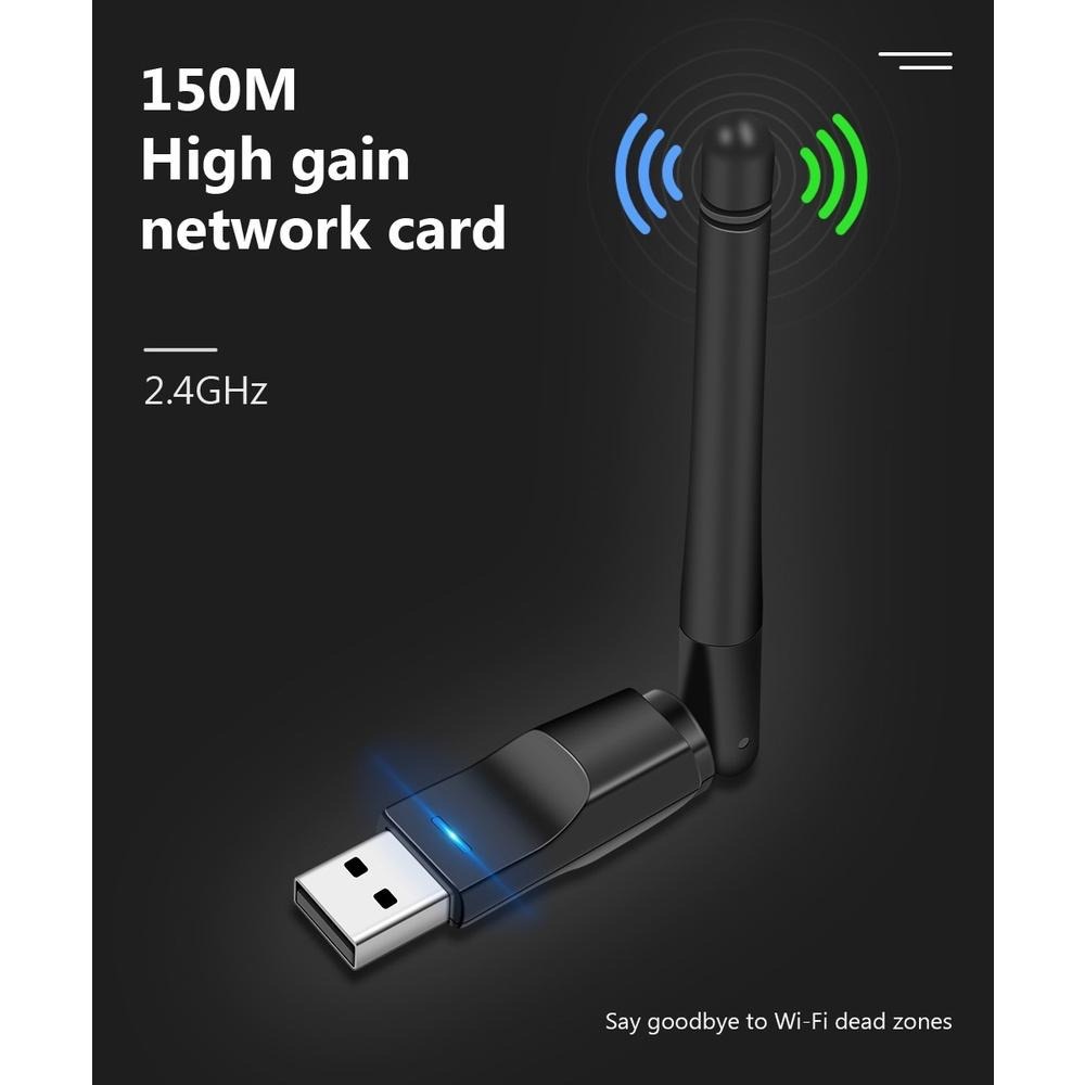 USB Wifi配對器150Mbps 2.4ghz 天線 USB 802.11n/g/b Wi-fi 無線網卡PC接收器-細節圖6