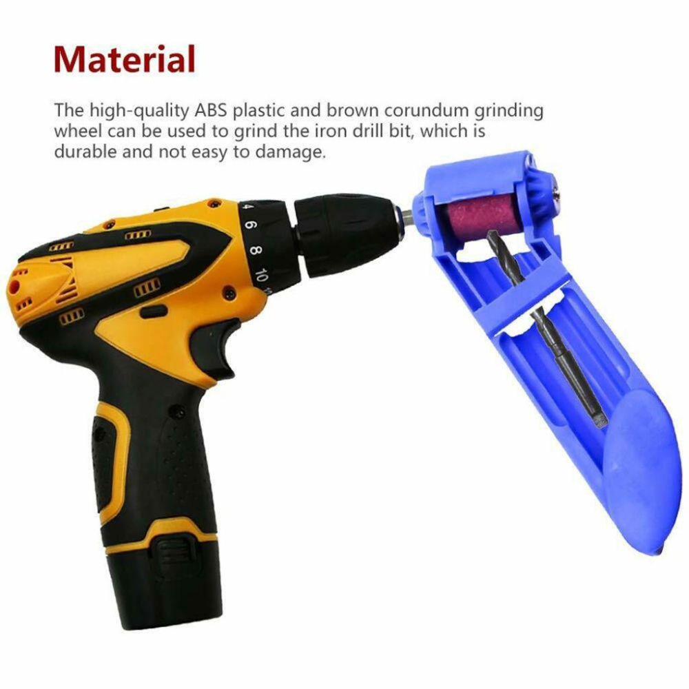 磨鑽器工具 研磨電鑽 便攜式 改裝砂輪機 磨鑽頭機 直柄麻花鑽 2.0-12.5mm 鑽頭 磨刀器 剛玉砂輪鑽頭-細節圖2