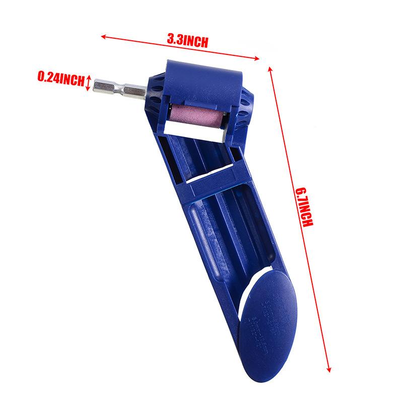 磨鑽器工具 研磨電鑽 便攜式 改裝砂輪機 磨鑽頭機 直柄麻花鑽 2.0-12.5mm 鑽頭 磨刀器 剛玉砂輪鑽頭-細節圖3