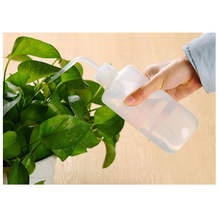 兩件組 多肉植物澆水罐 植物花卉擠壓澆水器250ML/500ML 植物澆水罐 園藝澆水噴壺尖嘴彎頭擠壓式 滴水器 灑水壺-細節圖4