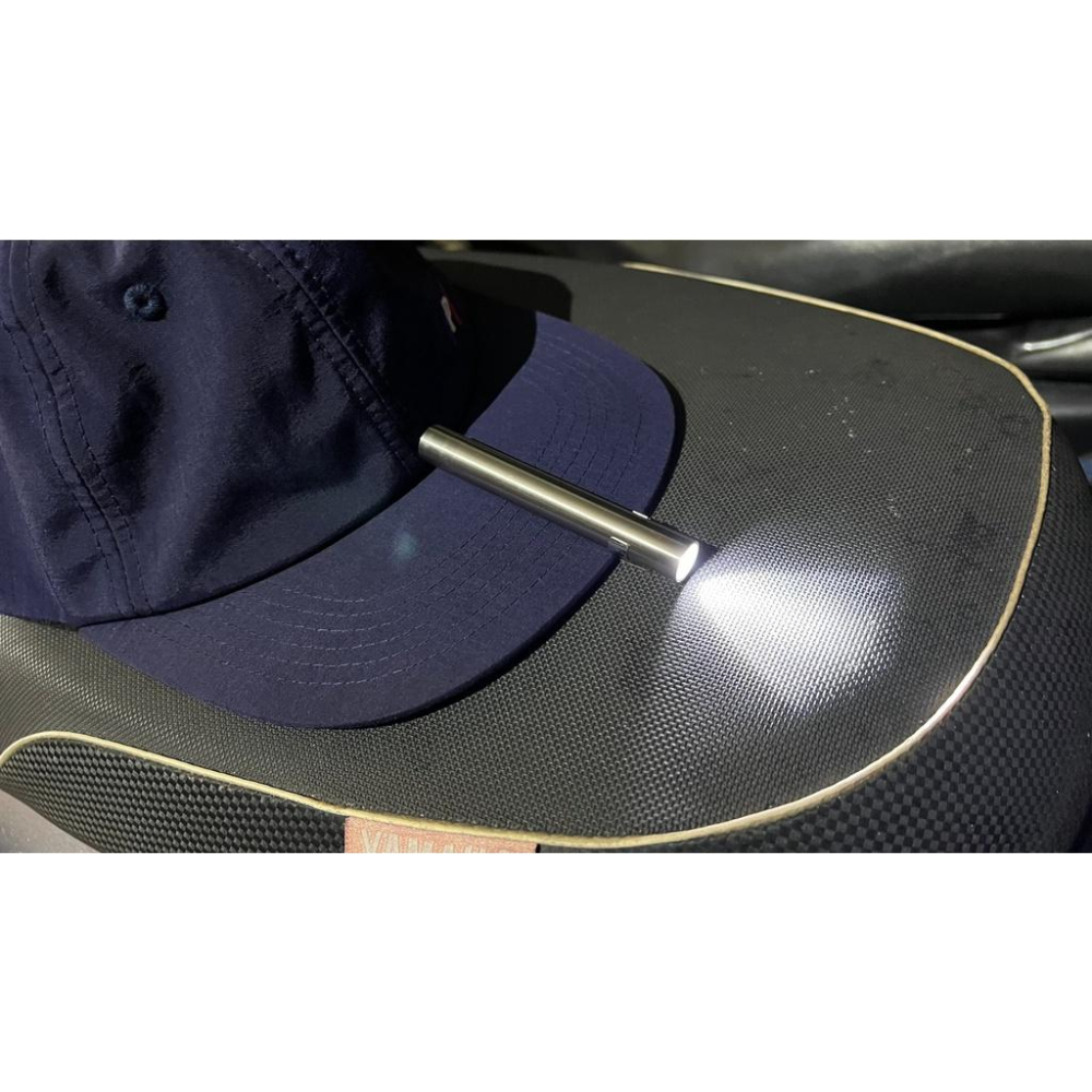 台灣爆亮款 金屬LED手電筒 4號電池 不銹鋼材質 便攜戶外家用小 袖珍微型式 AAA手電筒 鑑定寶石  賭石 玉質鑑定-細節圖2