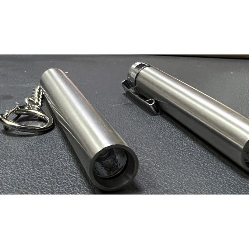 台灣爆亮款 金屬LED手電筒 4號電池 不銹鋼材質 便攜戶外家用小 袖珍微型式 AAA手電筒 鑑定寶石  賭石 玉質鑑定-細節圖6