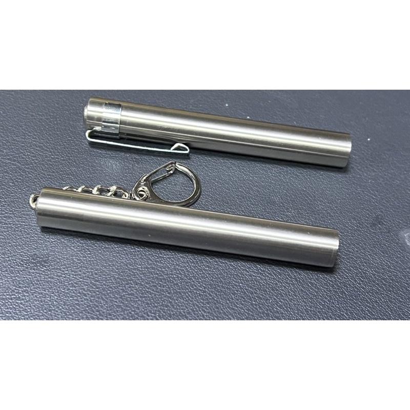 台灣爆亮款 金屬LED手電筒 4號電池 不銹鋼材質 便攜戶外家用小 袖珍微型式 AAA手電筒 鑑定寶石  賭石 玉質鑑定-細節圖7