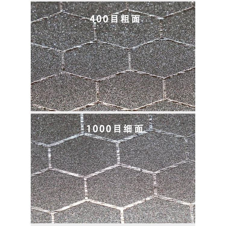 日本無印同款 良品實用磨刀器 雙面番號400番/1000番 鑽石 磨刀石 雙面磨刀石 整平石 研磨工具 附伸縮台座-細節圖3