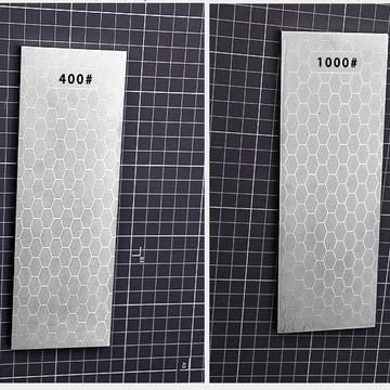 日本無印同款 良品實用磨刀器 雙面番號400番/1000番 鑽石 磨刀石 雙面磨刀石 整平石 研磨工具 附伸縮台座-細節圖9