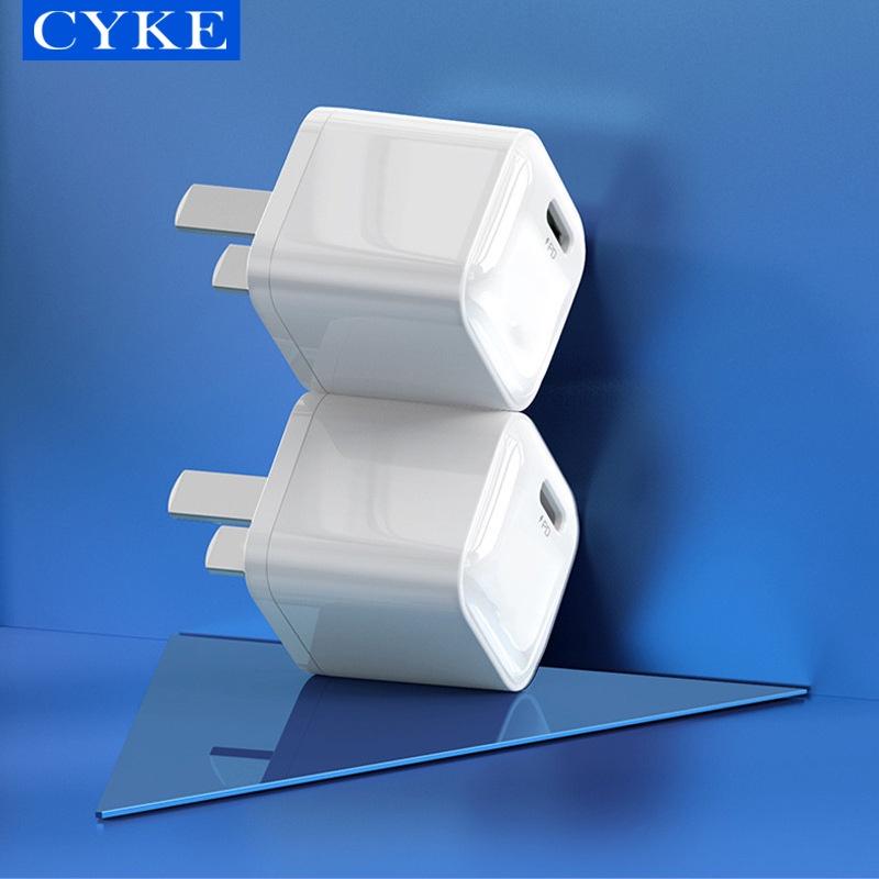 蘋果快充頭 CYKE 手機充電頭 PD充電頭 小冰塊充電 蘋果PD充電器 20WPD 快充頭 電子產品 手機快速充電器-細節圖4