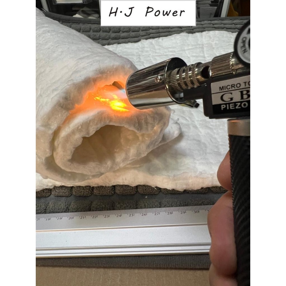 耐高溫承燒陶綿 1260度 台灣出貨 陶瓷纖維保溫棉 10mm厚度 防火隔熱 耐高溫 治金工藝 打鐵隔熱材料窯爐耐高溫棉-細節圖5